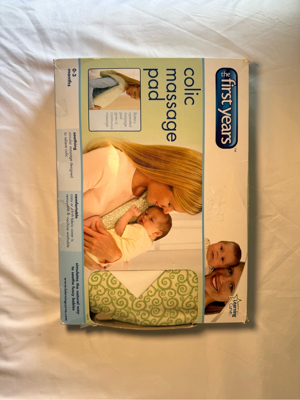 *Unopened* The First Years Green Colic Massage Pad - Soothing Infant Support
